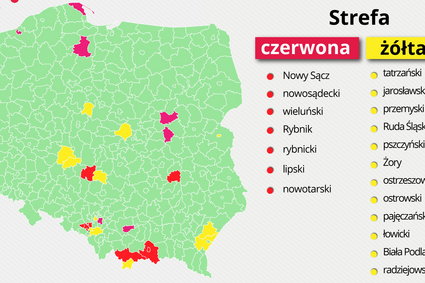 Czerwone i żółte strefy źle wyznaczone? Pominięto ważną rzecz