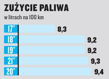 Im Wieksze Kola I Szersze Opony Tym Lepsze Prowadzenie Nasz Test Jedno Auto Piec Rozmiarow Kol Od 17 Do 21 Cali