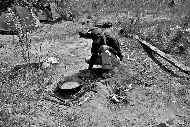 Uchodźcy w Suboticy, Serbia