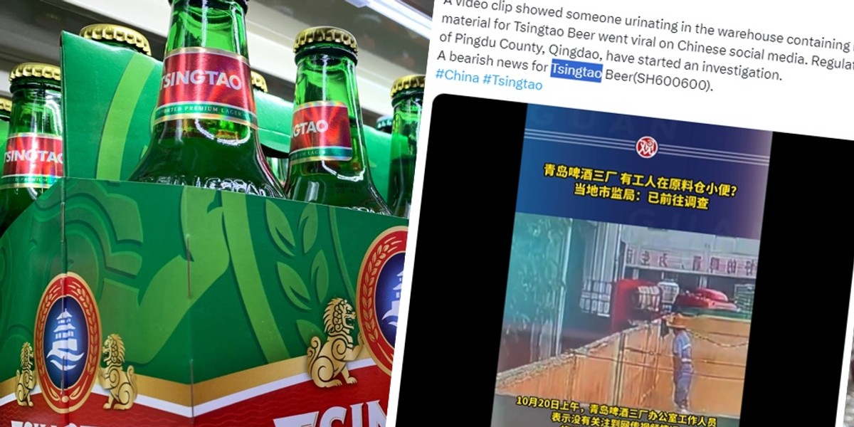 Chiński producent piwa Tsingtao znalazł się na ustach całego świata