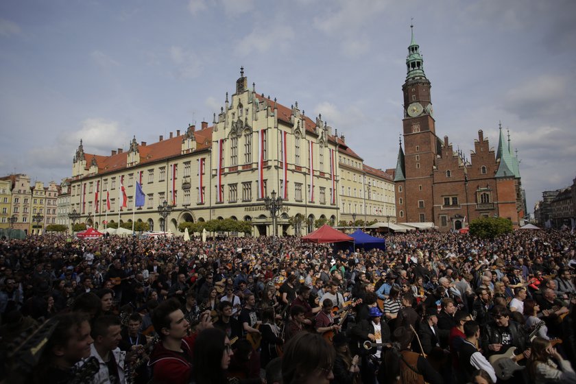 Gitarowy Rekord Guinnessa 2016 we Wrocławiu