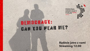 Demokracja: czy mnie słychać? Personal Democracy Forum CEE Online [TRANSMISJA]