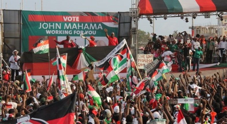 Some supporters of the NDC