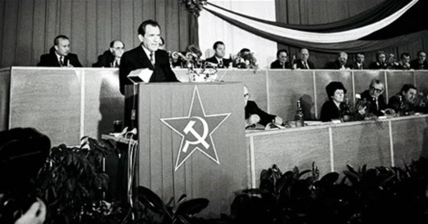 Vasil Bilak na sednici Centralnok komiteta Komunističke partije Čehoslovačke