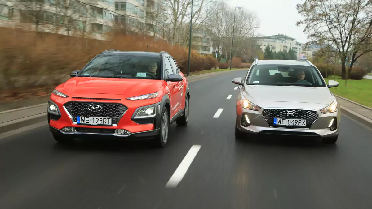 Hyundai Kona vs. Hyundai i30 Wagon - ewolucja samochodu rodzinnego