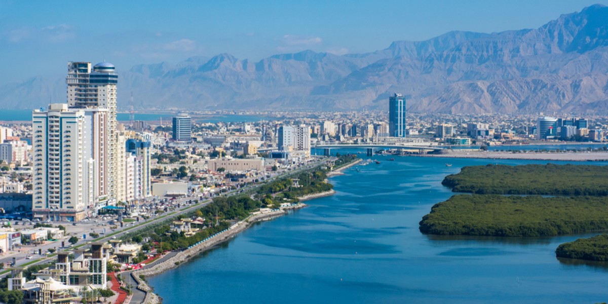 Ras Al Khaimah w Zjednoczonych Emiratach Arabskich