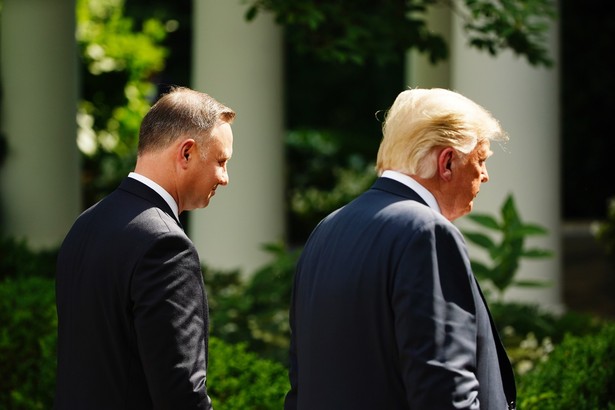 Andrzej Duda i Donald Trump