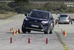 Test łosia – marne wyniki nowej Toyoty RAV4