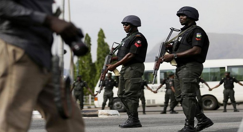 Nigerian Police Officers. [Punch]