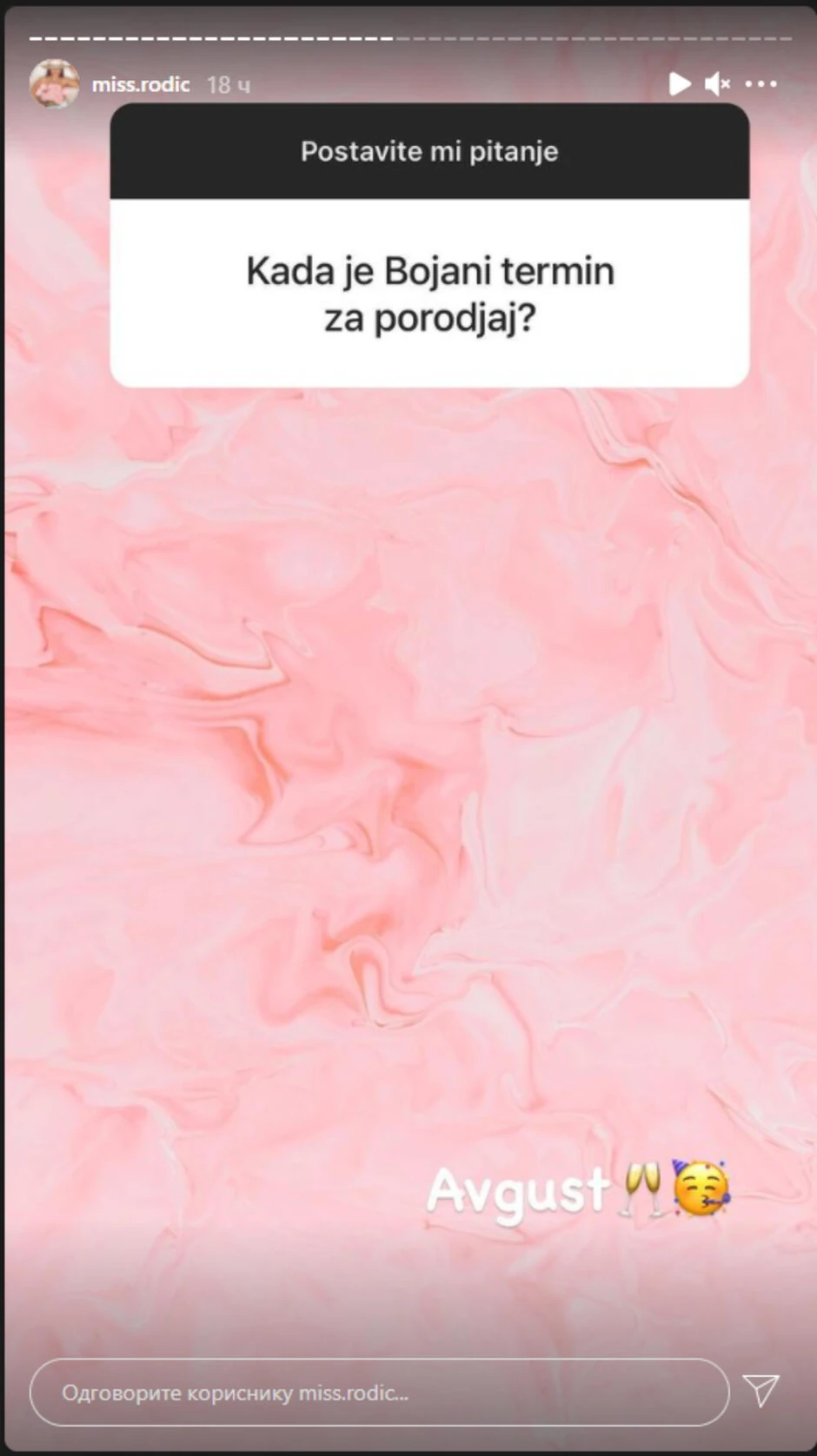 Objava Nataše Rodić