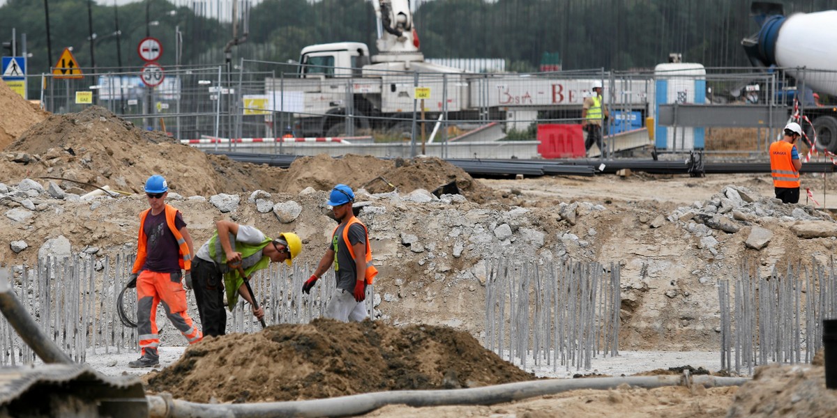 Lublin. Przebudowa skrzyżowania ulic przez firme Skanska