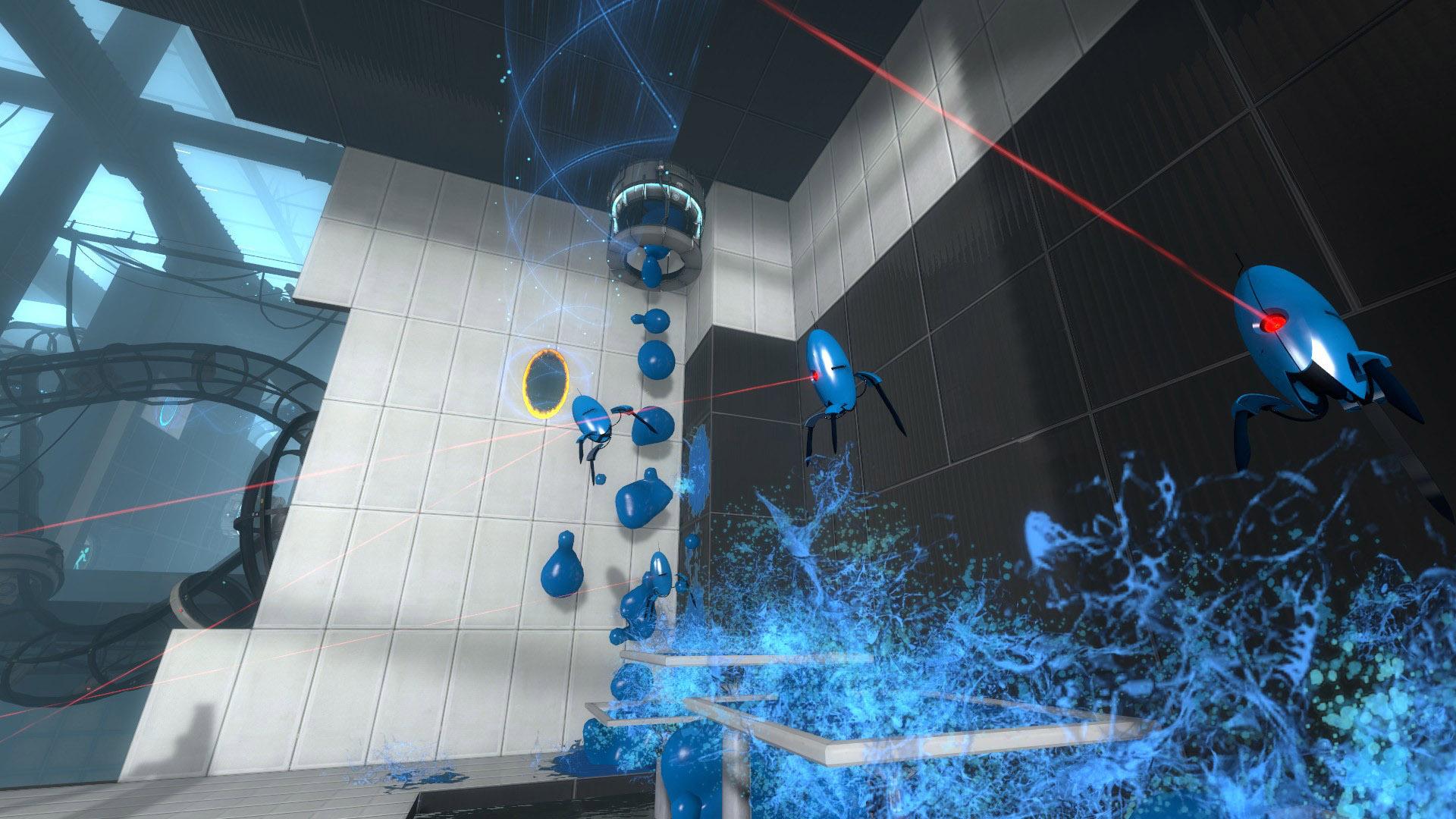 Obrázok z hry Portal 2.