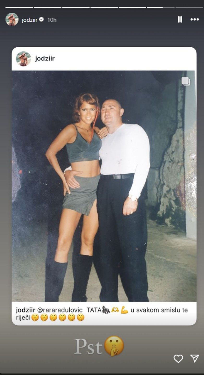 Jodžir podelio fotografiju Ksenije i oca
