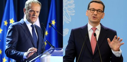 Starcie premierów. Morawiecki w ostrych słowach o Tusku