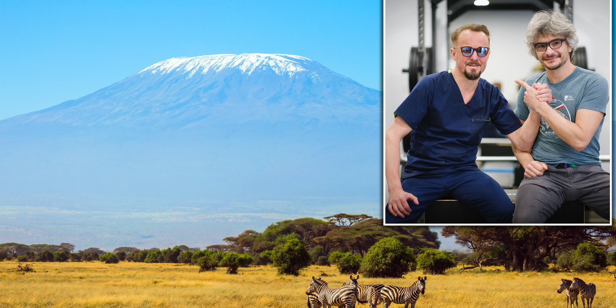 To będzie pierwsza wyprawa niewidomych Polaków na Kilimandżaro. Piotr Żurek i himalaista Artur Małek dobili sztamy.