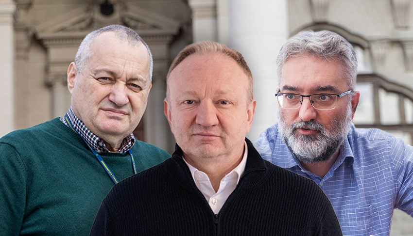 Srđan Milivojević, Dragan Đilas i Dušan Petrović