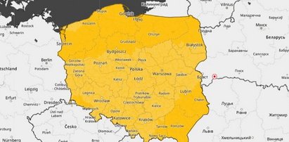 IMGW wydało ostrzeżenia pogodowe I stopnia. Niebezpieczne zjawiska w całej Polsce