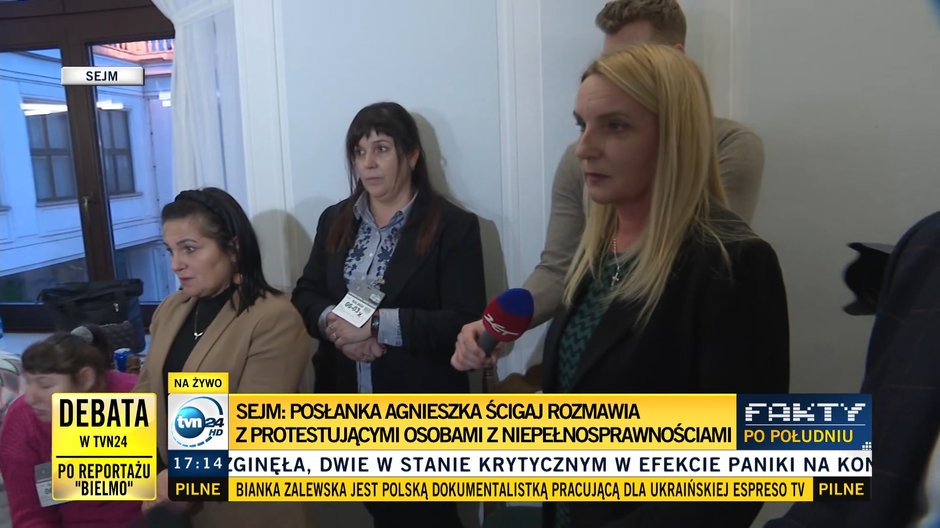 Moment żywiołowej wymiany zdań