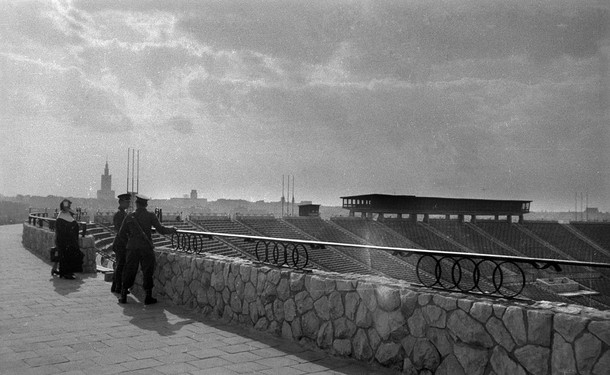 Warszawa 1959. Stadion Narodowy. 