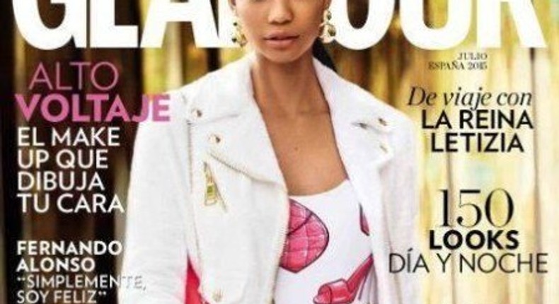 Chanel Iman for Glamour Spain