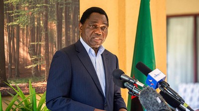 Zambian President Hakainde Hichilema