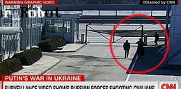 CNN opublikował wstrząsające nagranie. Rosyjscy żołnierze strzelają w plecy cywilom [WIDEO]