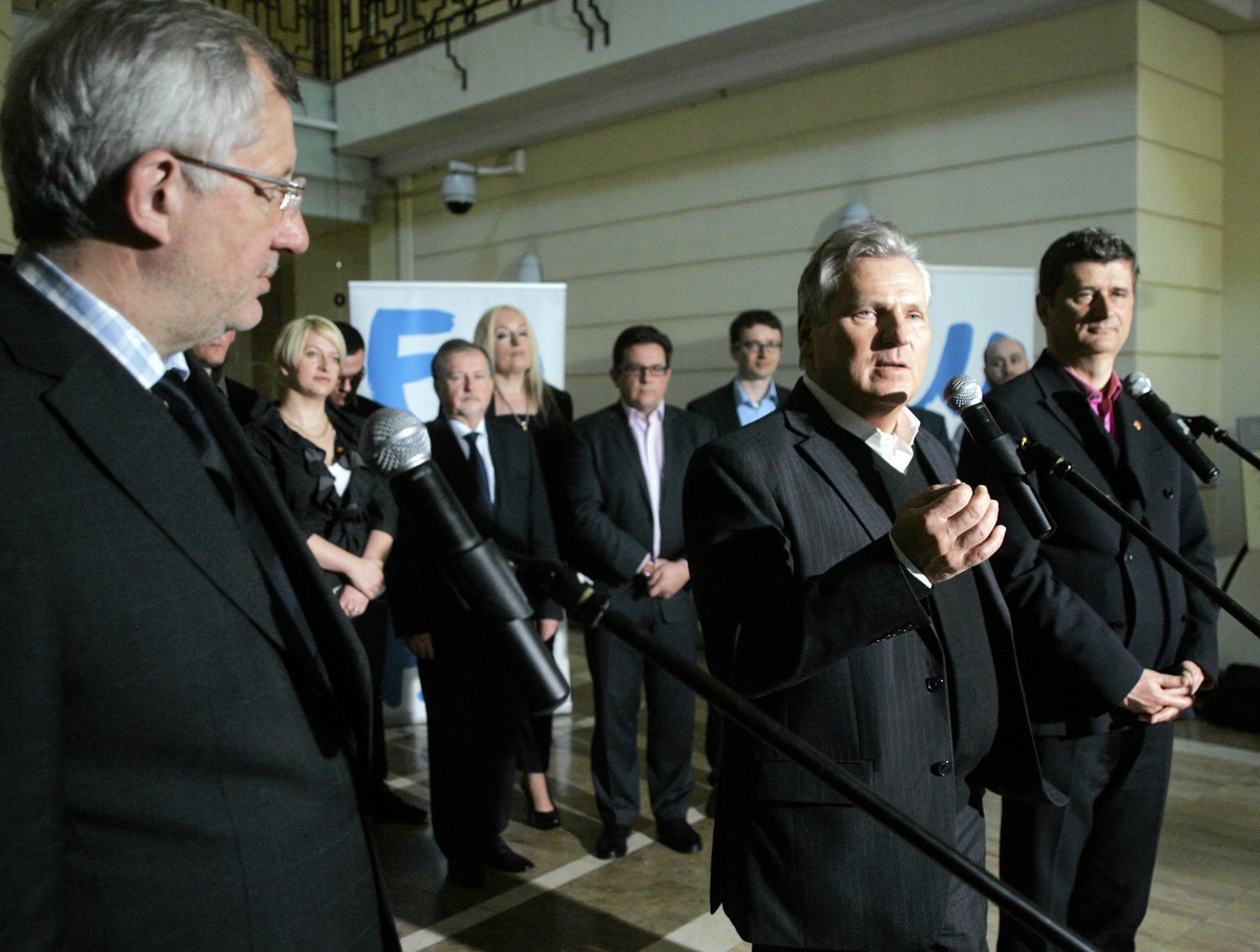 Marek Siwiec, Aleksander Kwaśniewski i Janusz Palikot