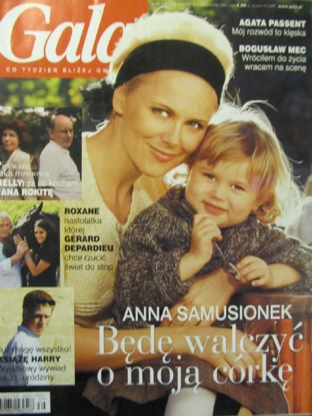 Anna Samusionek z córką na okładce "Gali"