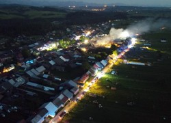 Wielki pożar we wsi Nowa Biała. "Straty są ogromne"