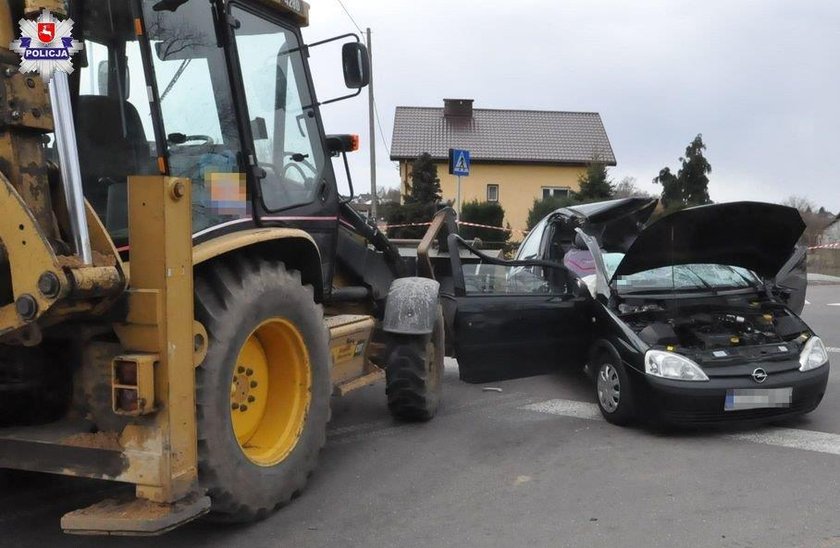 Makabryczny wypadek w Bystrzycy. Kobieta najechała na stalową linę