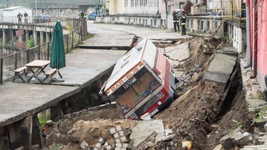 Onet24: zawalone nabrzeże we Wrocławiu