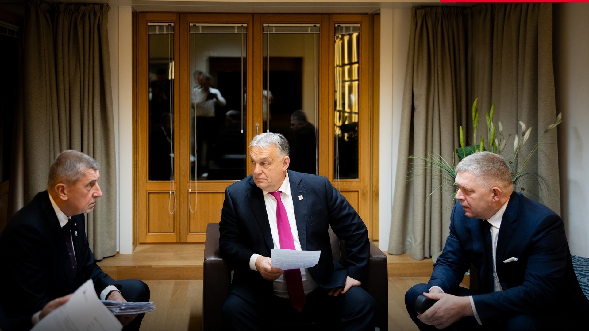 Andrej Babiš, Viktor Orbán a Robert Fico