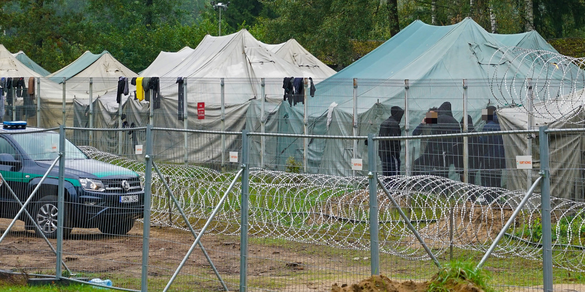 W Rudnikach na Litwie powstał obóz dla 800 uchodźców.
