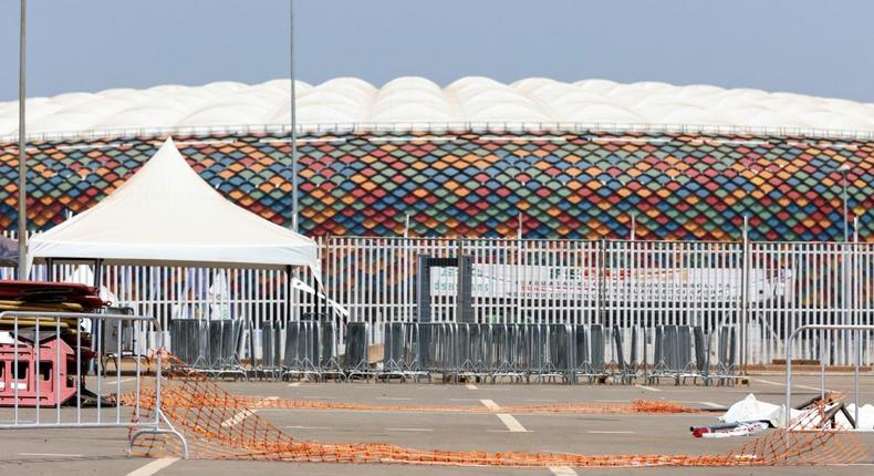 A deadly crush at the Olembe Stadium in Yaounde left eight people dead and many more injured Creator: Kenzo TRIBOUILLARD