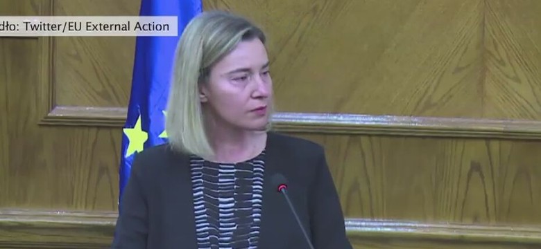 Mogherini rozpłakała się podczas wystąpienia. Tyszka z Kukiz'15: To symbol słabości Europy. WIDEO