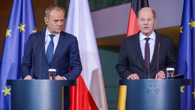 Donald Tusk z wizytą w Berlinie. Mówił o jedności NATO i reparacjach wojennych