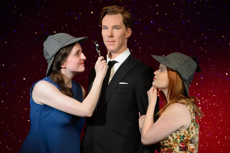 Woskowy Benedict Cumberbatch w muzeum Madame Tussauds w Londynie