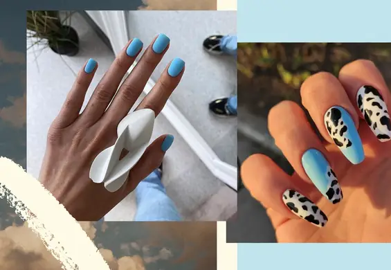 Manicure w odcieniu baby blue, który widziałaś na Instagramie, ale myślałaś, że nie jest dla ciebie