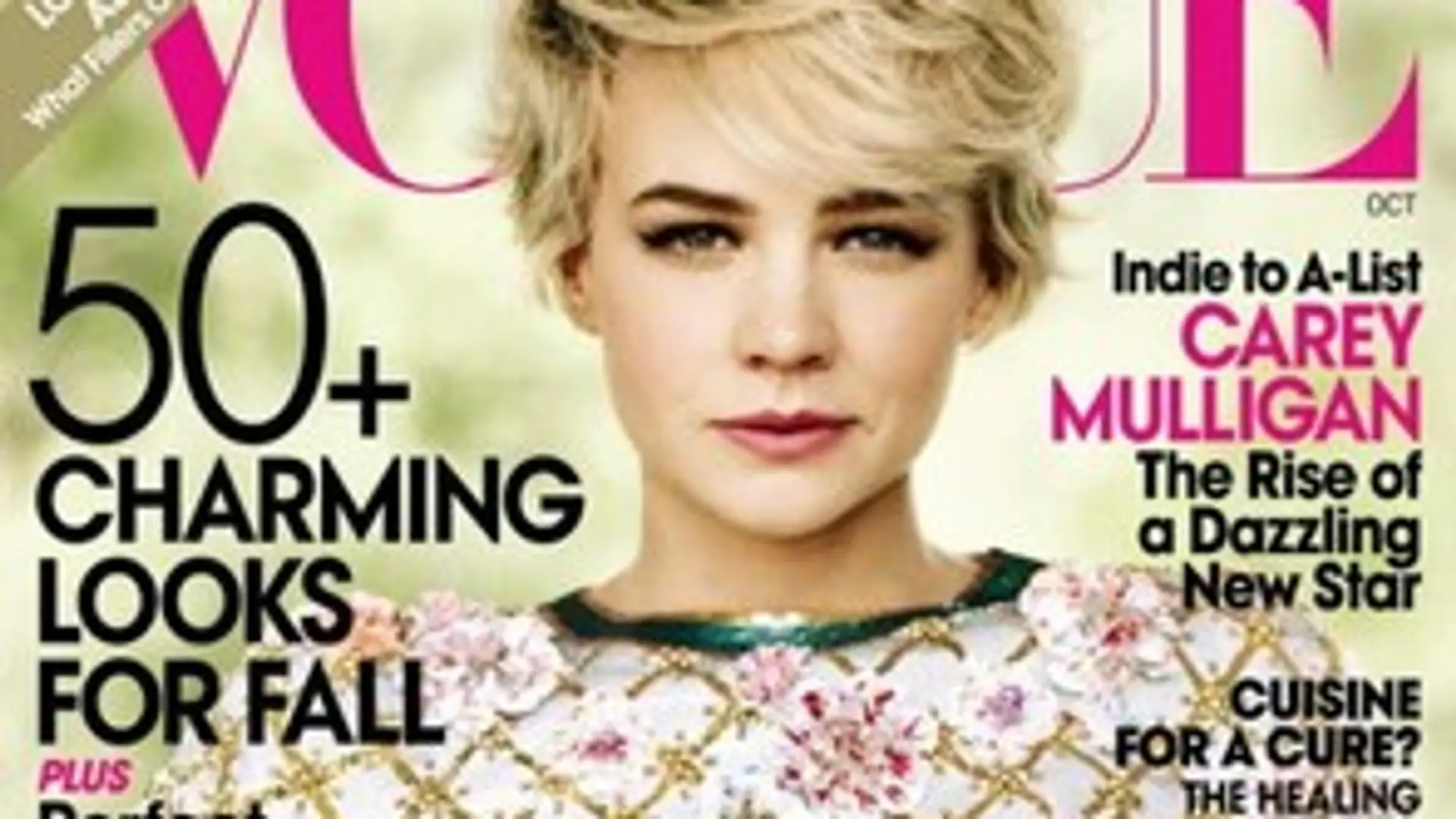 Carey Mulligan jak Michelle Williams - okładka Vogue