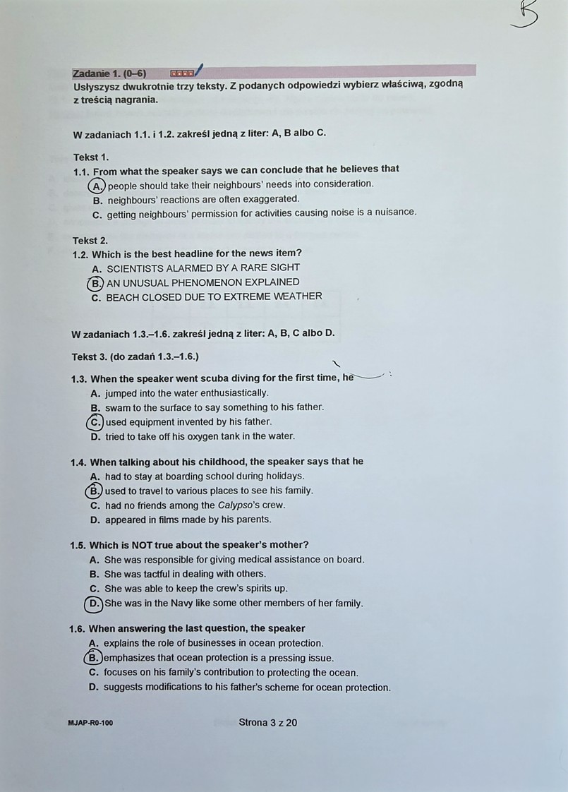 Matura 2024. Język angielski - poziom rozszerzony [ARKUSZE CKE i ODPOWIEDZI]