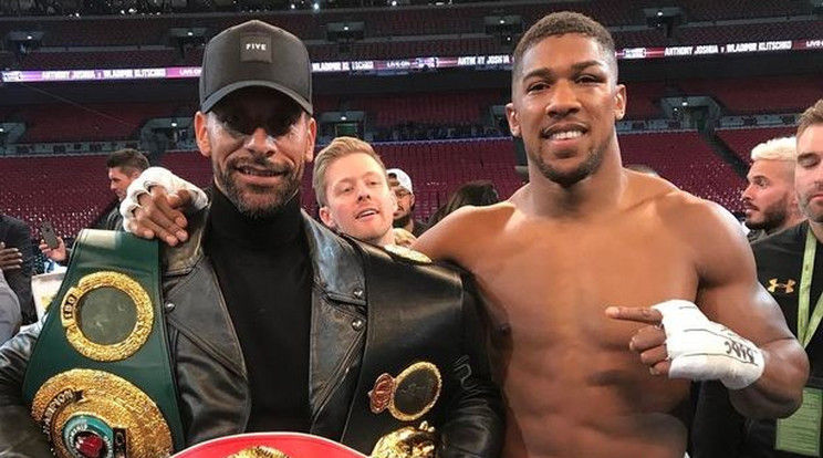 Rio Ferdinand és Anthony Joshua jó barátságban vannak /Fotó: Mirror