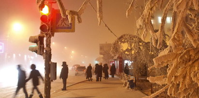 Siarczyste mrozy w Rosji. Zimniej niż na Antarktydzie