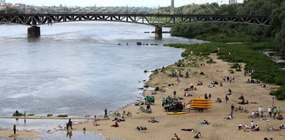 Zamknięta plaża Poniatówka