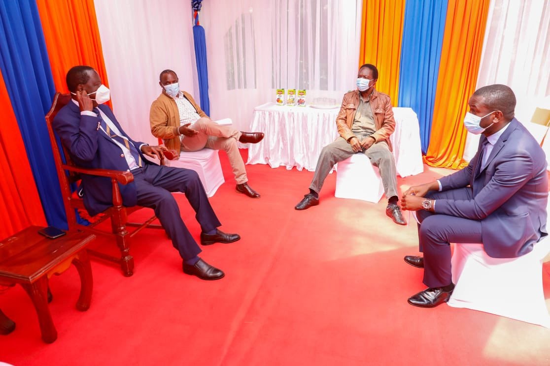 Raila Odinga holds closed-door meeting with ODM party officials 