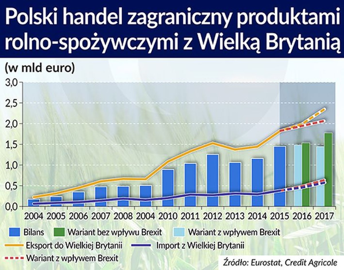 Polski handel zagraniczny produktami rolno-spożywczymi z Wielką Brytanią