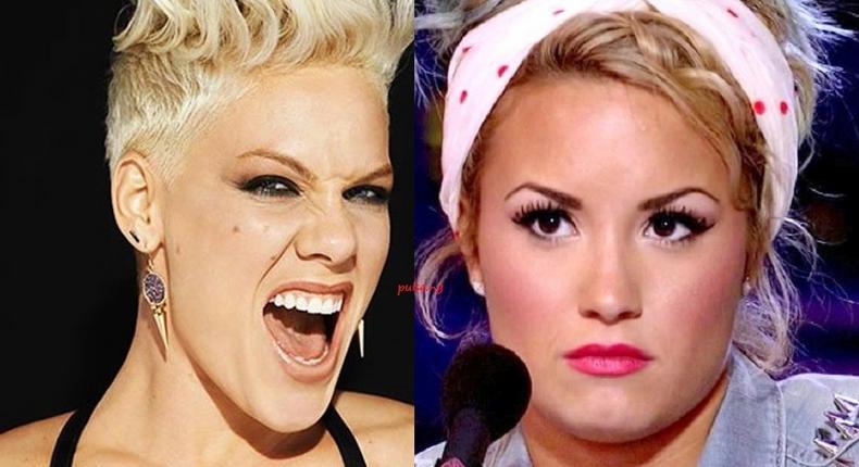 Pink clashes with Demi Lovato on Twitter