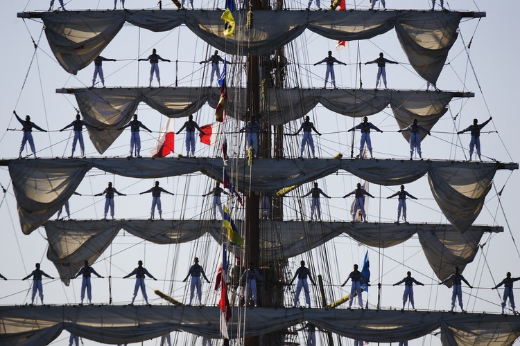 Żaglowiec ARM Cuahtemoc zawinął do portu w Gdyni