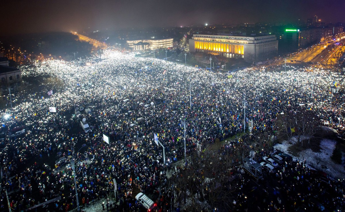 Protesty w Rumunii