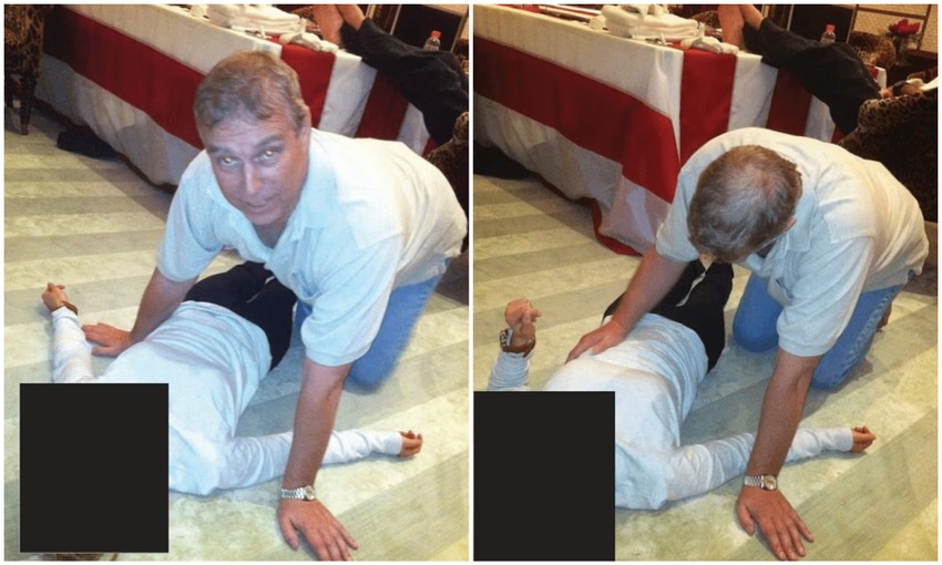 Princ Endru, fotografija iz Epstajnovih dokumenata