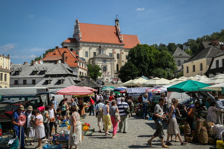 Piękny Kazimierz Dolny nad Wisłą